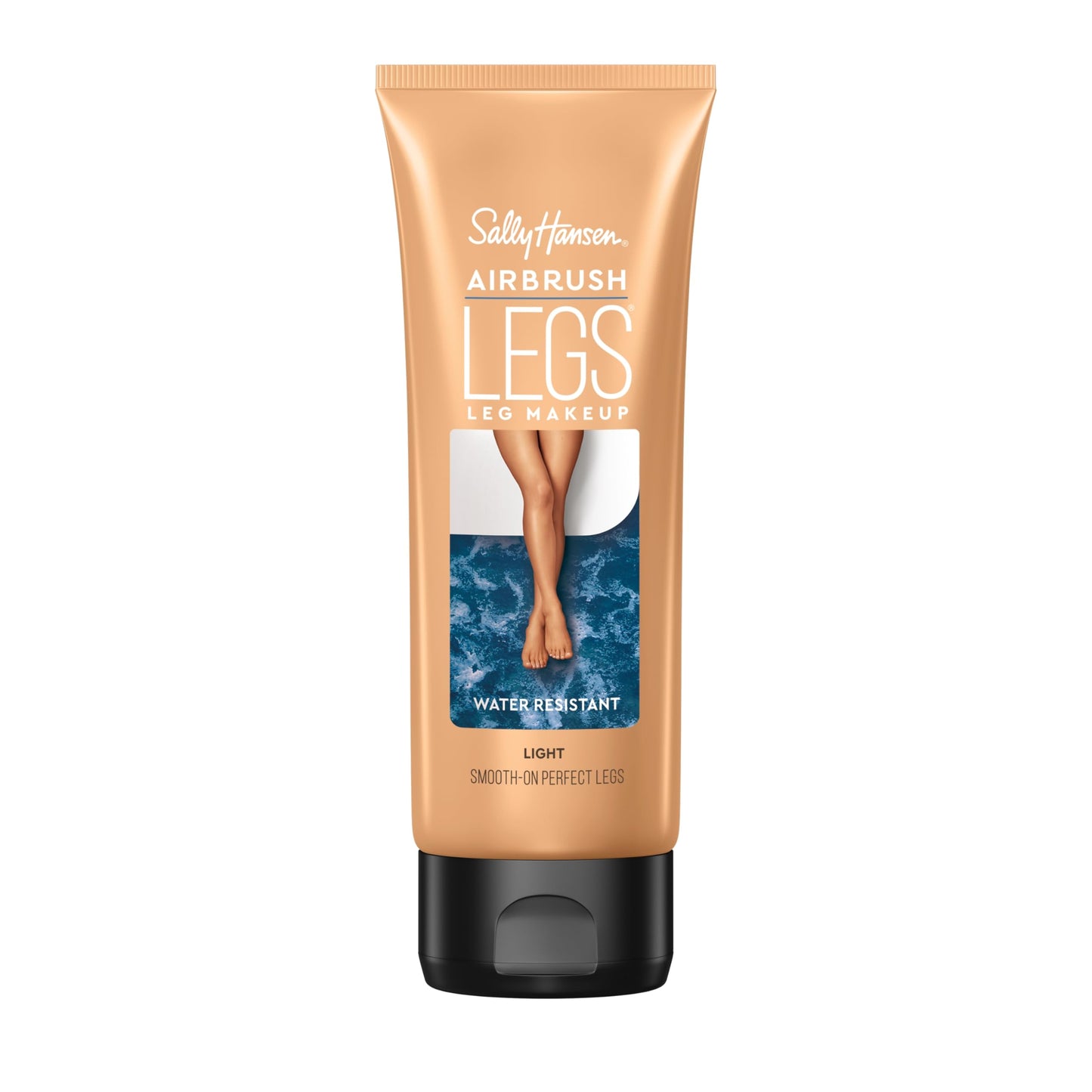 Sally Hansen Airbrush Legs Leg Makeup Lotion | Easy Application, Flawless-Looking Legs, Water-Resistant, Transfer-Proof | Light | Subtle Sun-Kissed
