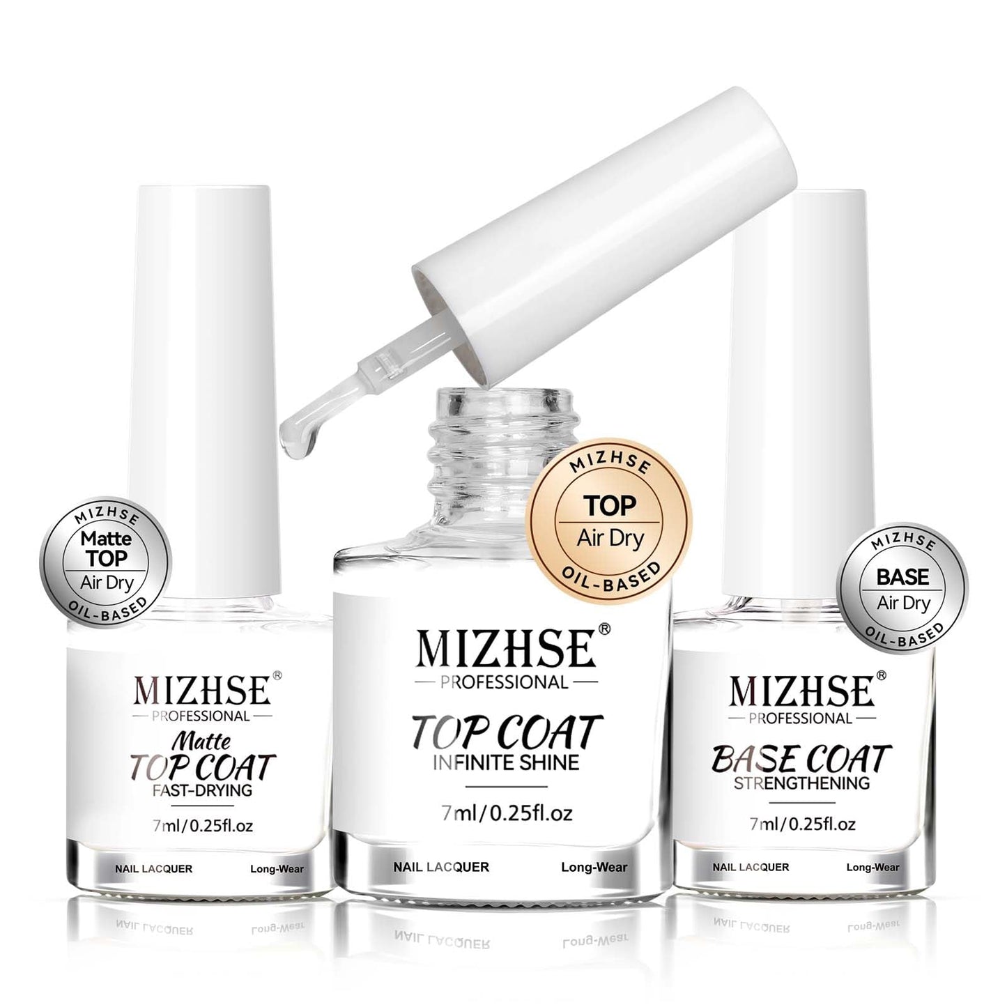 MIZHSE Aurora Purple Nail Polish, Quick Dry Shimmer Nail Polish, Air Fast Drying Mermaid Regular Nail Lacquer Not Gel Oil-based Nail Art Manicure Home Beauty and Personal Care MIZHSE Default Title