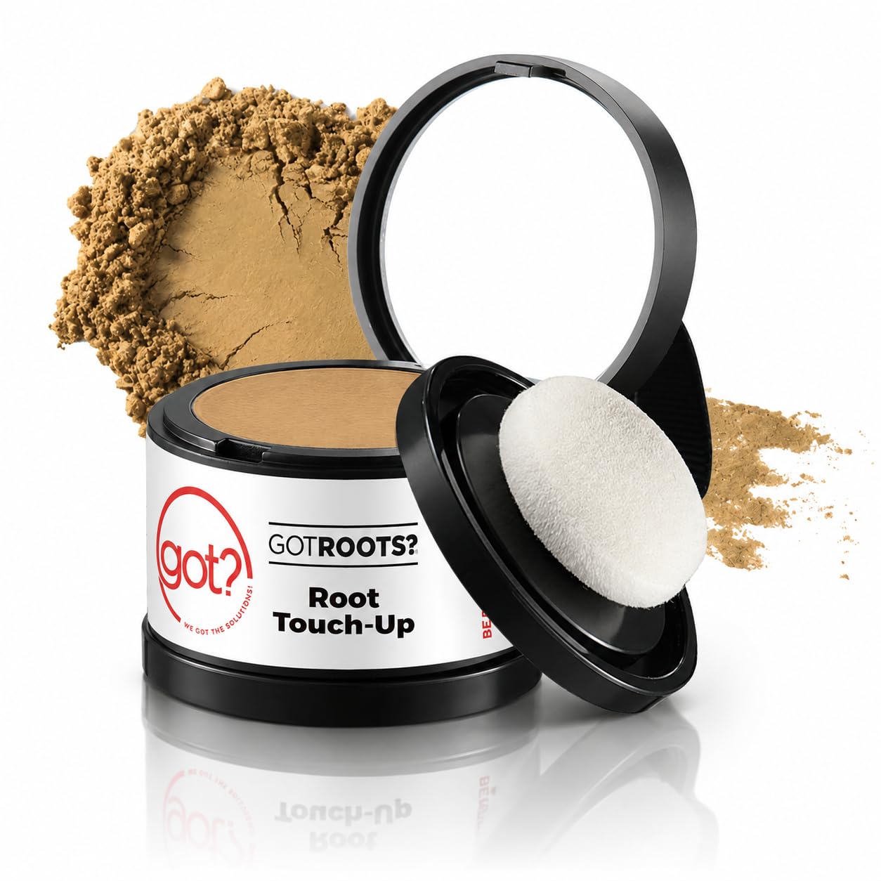 Sandy Blonde Root Cover Up Powder - Instant Gray Root Touch Up & Hairline Powder for Sandy Blonde Hair - Works on Thinning Spots & Eyebrows - 0.14 Oz