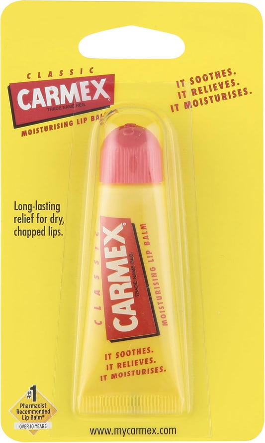 Carmex Classisc Lip Balm Medicated, 0.35 Ounce (Pack of 1) (Tube in Blister Pack)