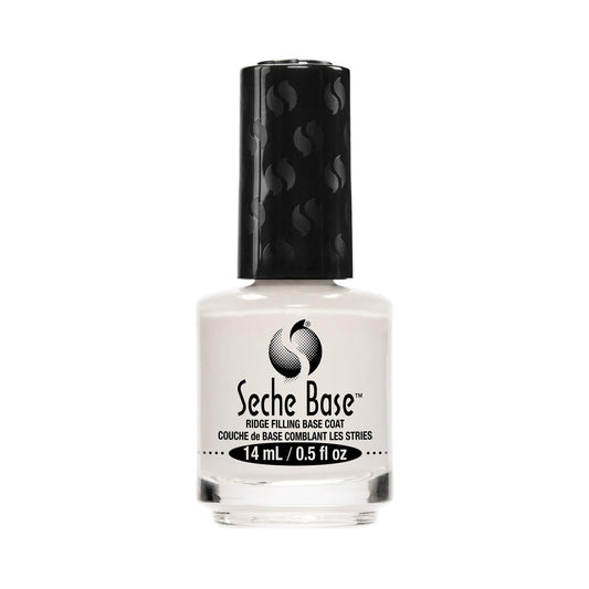 Seche Clear Base Coat Nail Polish - Ridge Filling Base Coat for Manicure & Pedicure, 0.5 fl oz