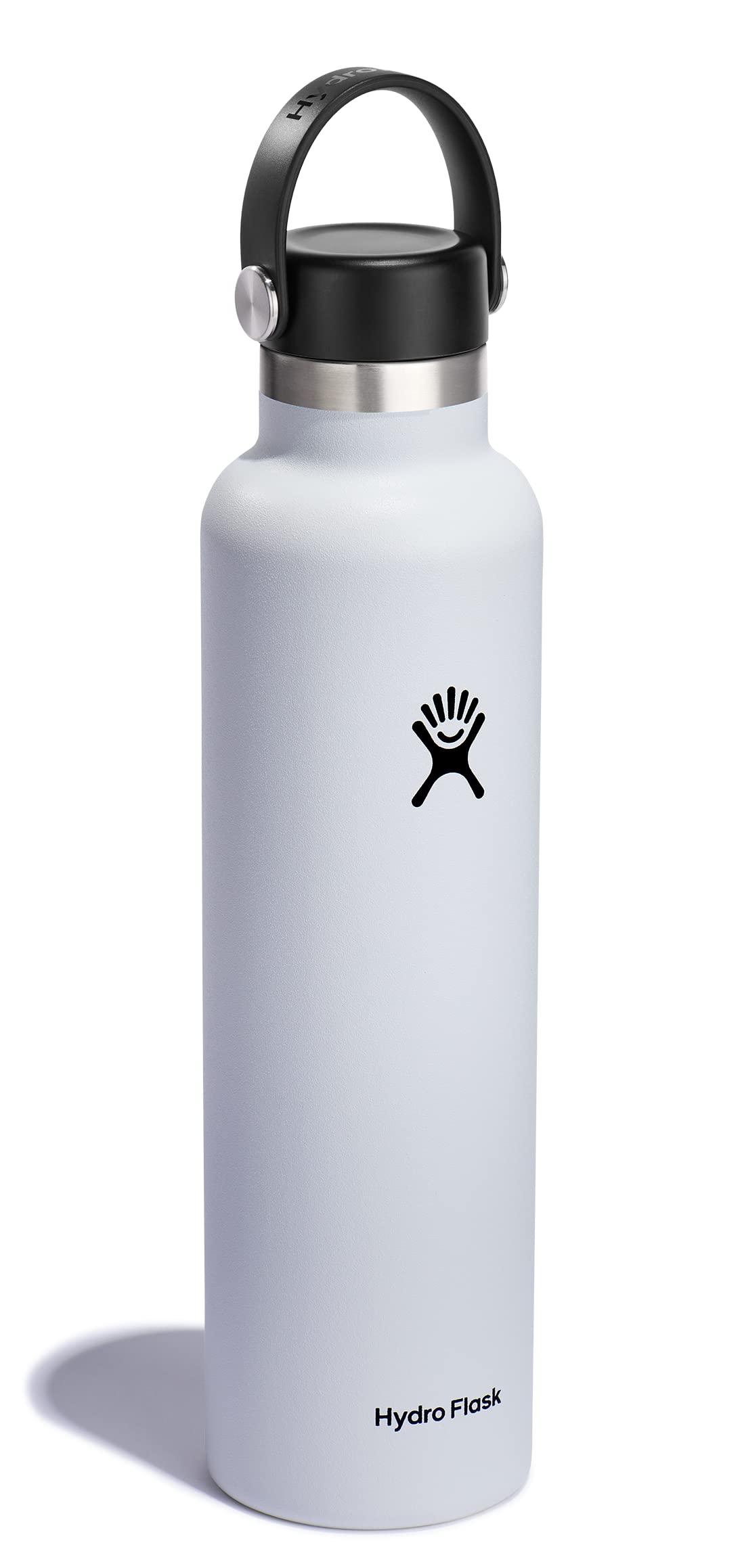 Hydro Flask Water Bottle - Insulated Stainless Steel - Non Spill, Leakproof in 24 Oz White