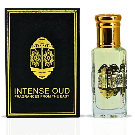 INTENSE OUD Majnoon Long Lasting Arabian Perfume Oils for Women 12ML (0.40 OZ) Fragrance Oil with Pineapple, Vanilla & Musky Notes - Concentrated Beauty & Personal Care INTENSE OUD