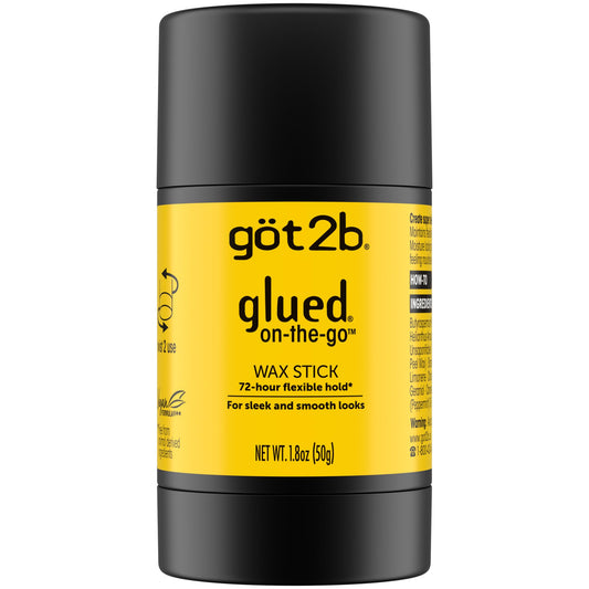 got2b glued on-the-go wax stick, 1.8oz, sleek and slick styles, style your hair without the crunch, helps control frizz Beauty & Personal Care Got2B