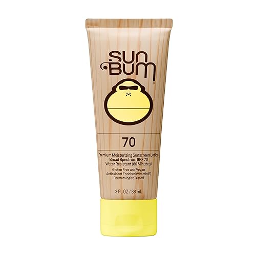 Sun Bum Original SPF 70 Sunscreen Body Lotion - Broad Spectrum Moisturizing Sunscreen with Vitamin E - Hawaii 104 Act Compliant (Made without