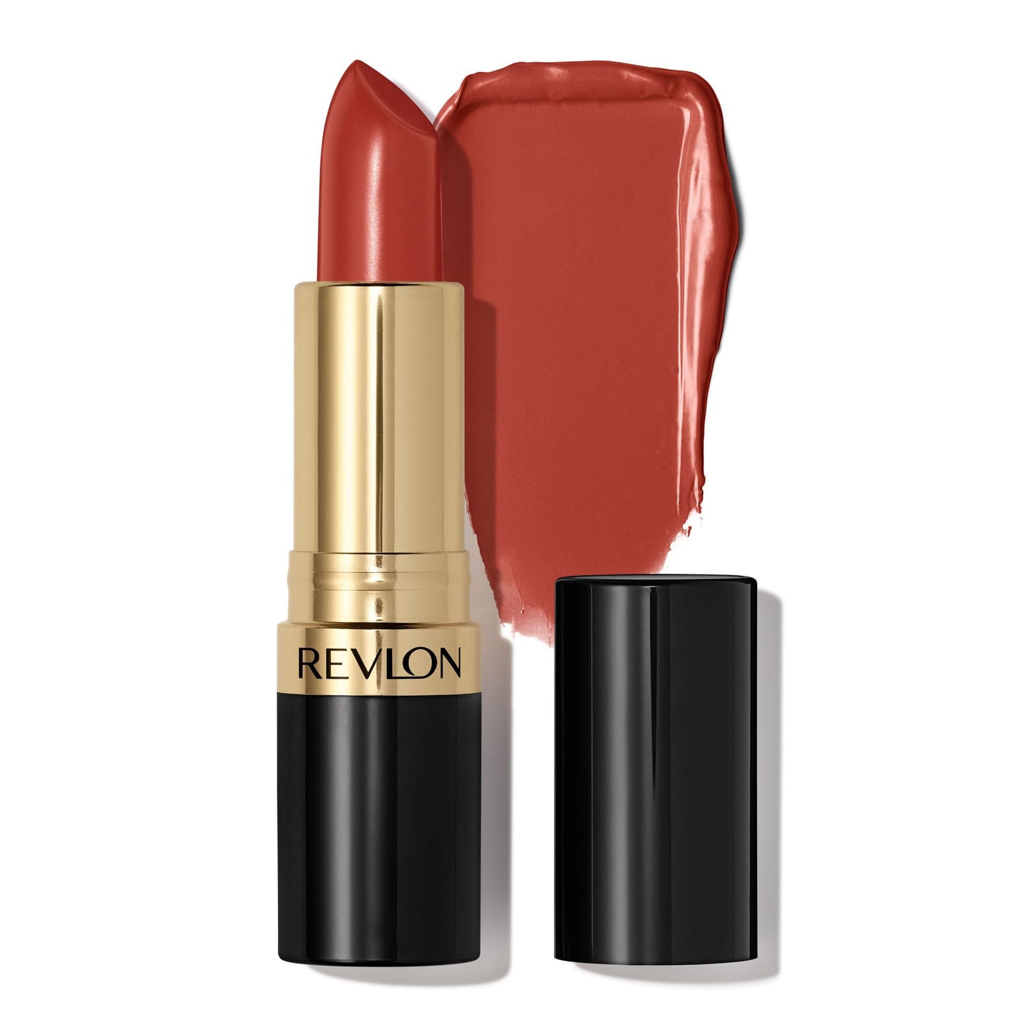 Revlon Lipstick, Super Lustrous Lipstick, Creamy Formula For Soft, Fuller-Looking Lips, Moisturized Feel, Toast of New York (325), 0.15 oz