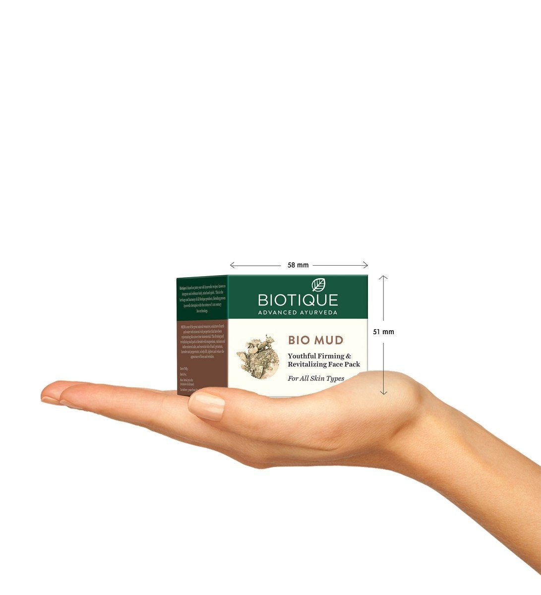 Biotique Bio Mud Youthful Firming & revitalizing Face Pack 75 gm I For all Skin Type I For Firming And Revitalizing Skin I Reduces Fine Lines
