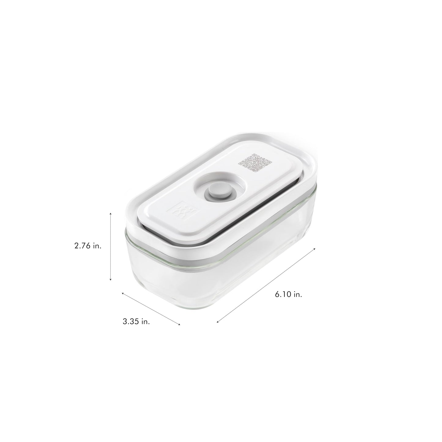 ZWILLING Fresh & Save 3-pc Glass Food Storage Container, Meal Prep Container- Assorted Sizes