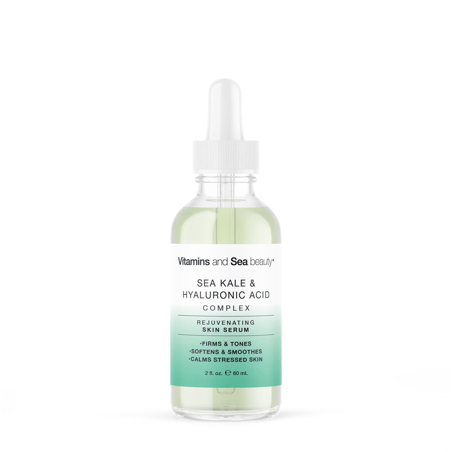 Rejuvenating Skin Serum with Sea Kale & Hyaluronic Acid - Hydrating & Calming Complex for Smooth, Radiant Skin - 2 fl oz