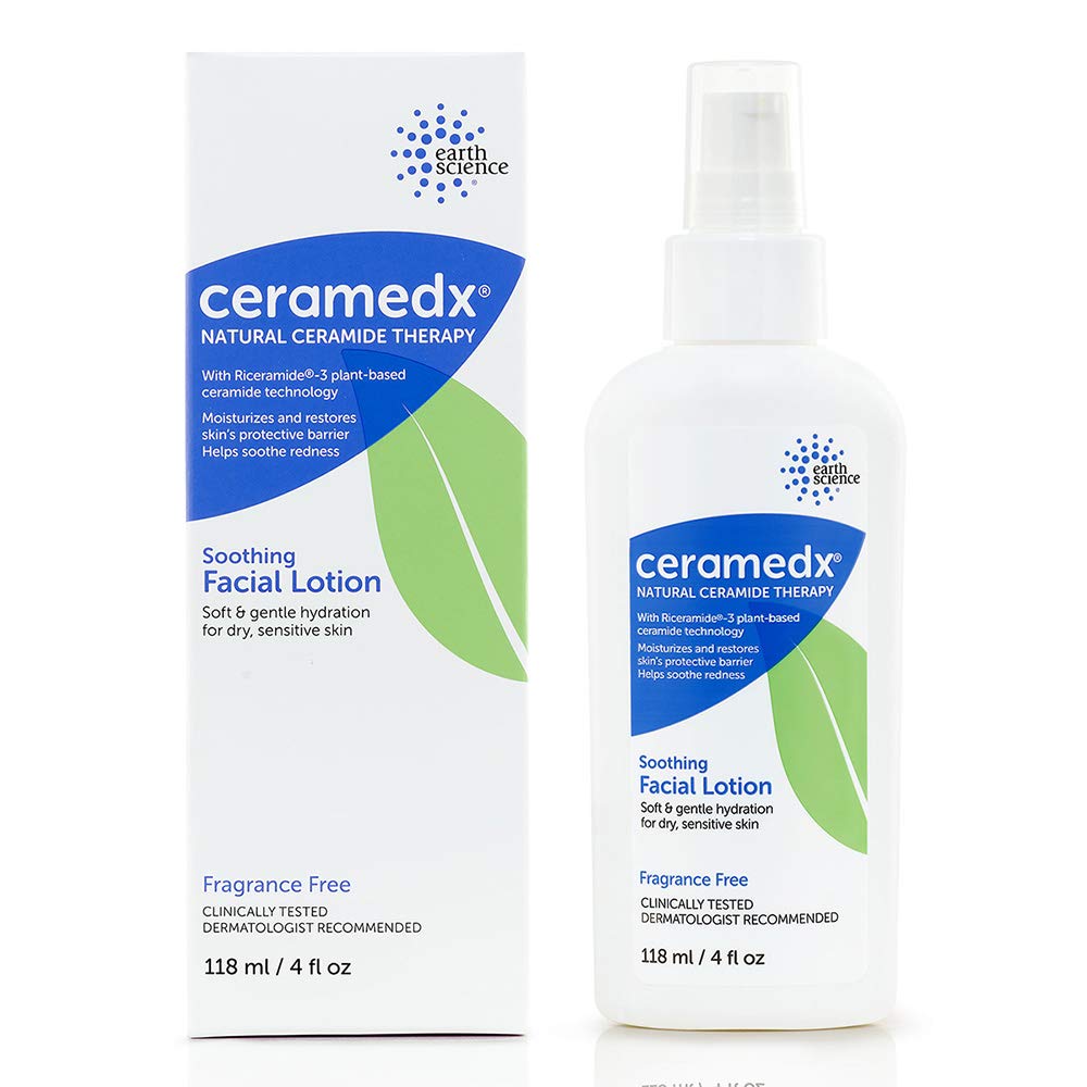 Ceramedx - Soothing Facial Lotion | Natural Ceramide Lotion for Dry, Sensitive Skin | Cruelty Free, Vegan & Fragrance Free | 4 fl oz (2)