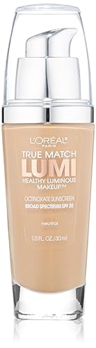 L'Oréal Paris True Match Lumi Healthy Luminous Makeup, N4 Buff Beige, 1 fl. oz.