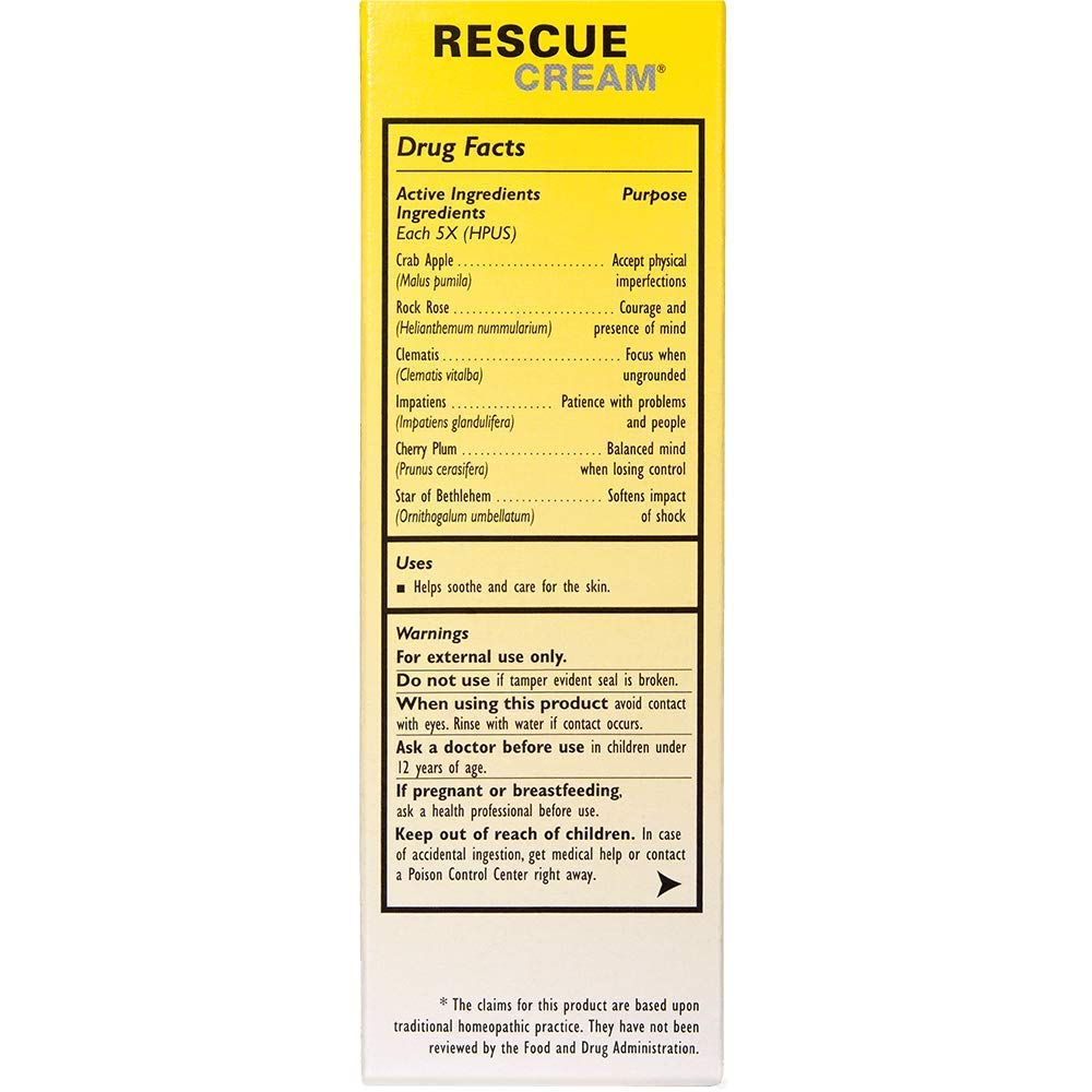 Bach Rescue Remedy Cream, 1 OZ