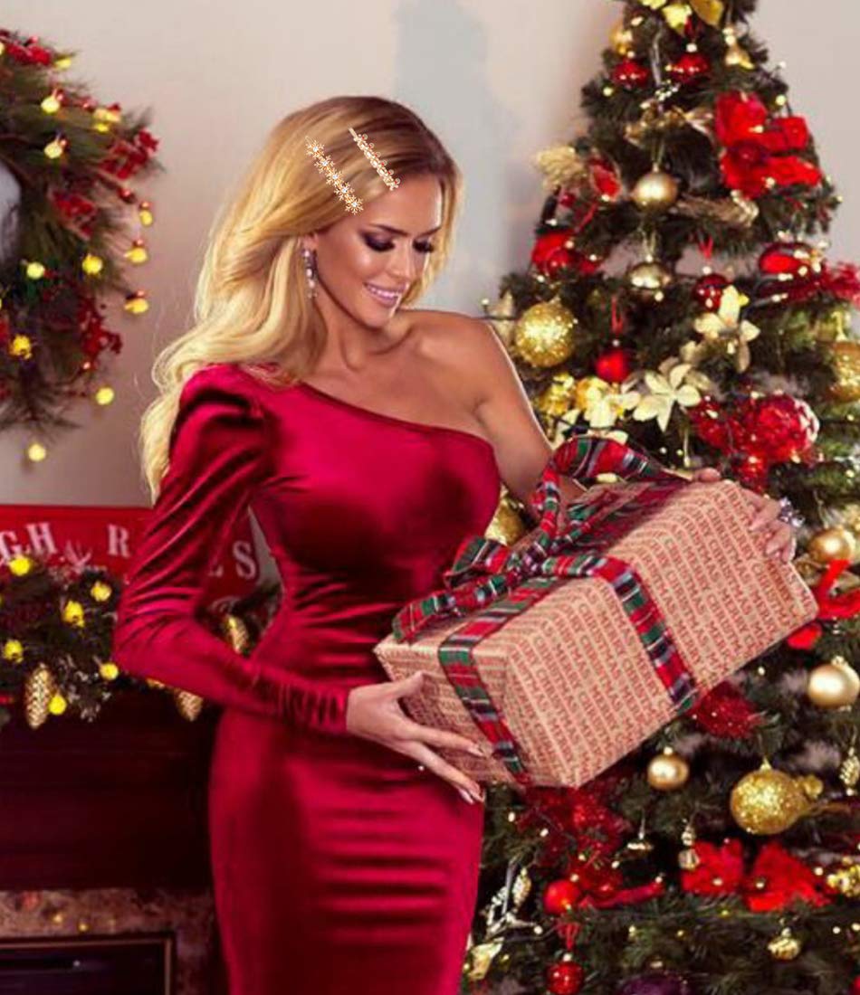 5PCS Christmas Hair Clips for Women Xmas Gift Bow Hair Clip Holiday Snowflake Snowman Hairpins Festive Hair Barrettes Costume Hair Accessory Gifts