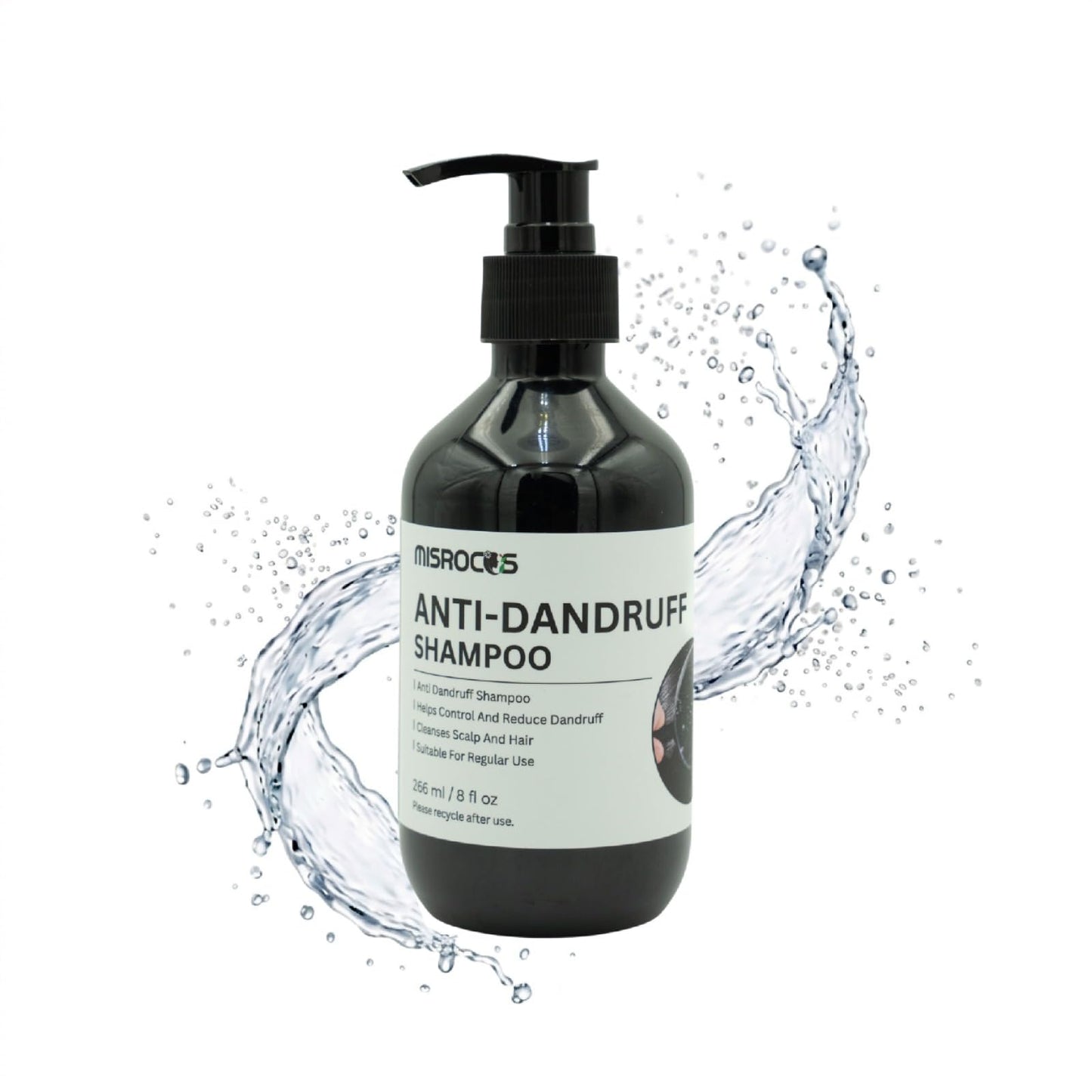 MISROCOS - Hair Care Essentials- Moisturizing Conditioner & Anti-Dandruff Shampoo, Professional Scalp Care for Deep Hydration, Shine, Flake Control