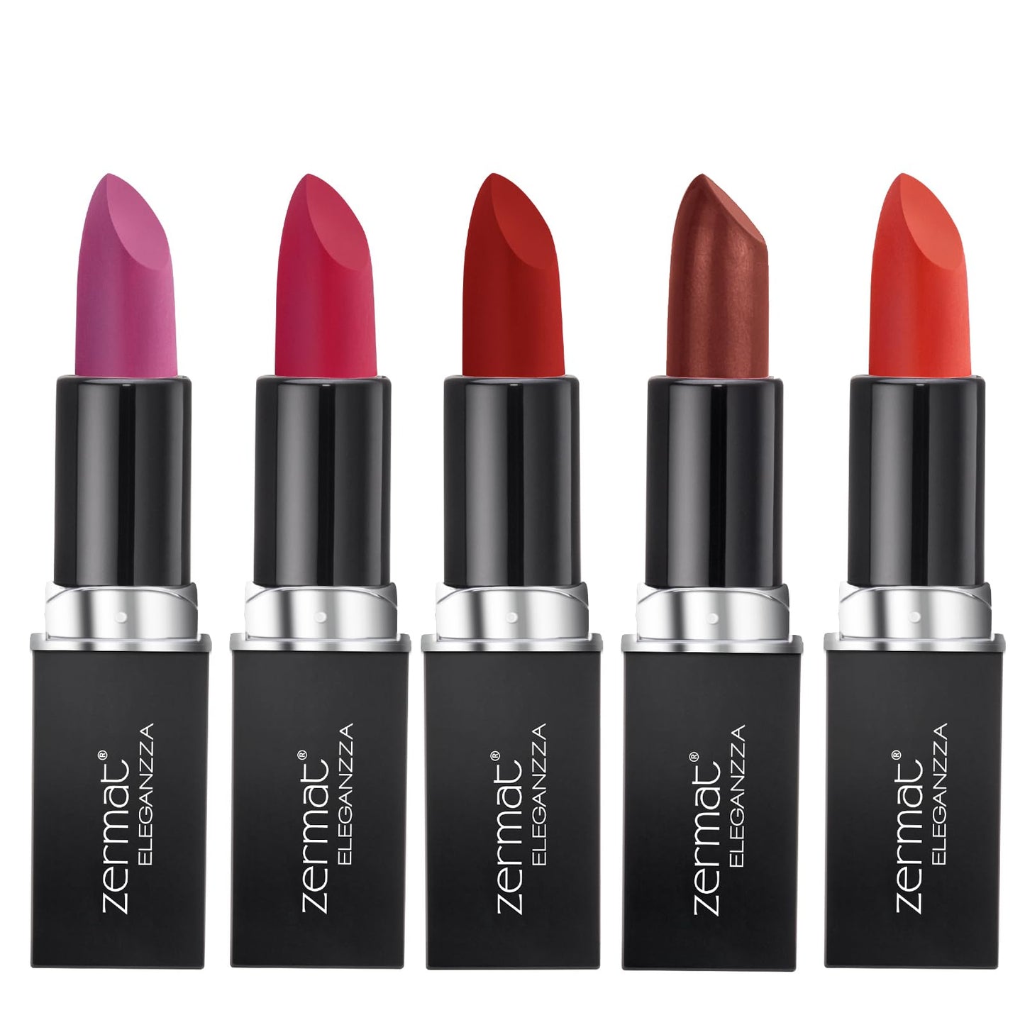 Zermat Eleganzza, Semi Matte Lipstick, 0.28 Oz. (Rojo Tulipán)