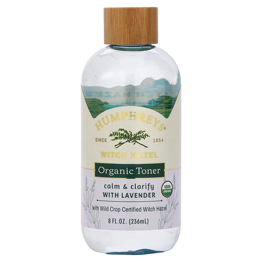 Humphreys Calm Clarify Witch Hazel + Lavender Organic Toner Fl Oz., 8 Ounce (Pack of 1) Beauty & Personal Care Humphreys