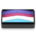Kraze FX Dome Stroke - Unicorn Dreams (25 gm), Professional 1-Stroke Split Cake, Hypoallergenic, Non-Toxic, Water Activated Face & Body Painting
