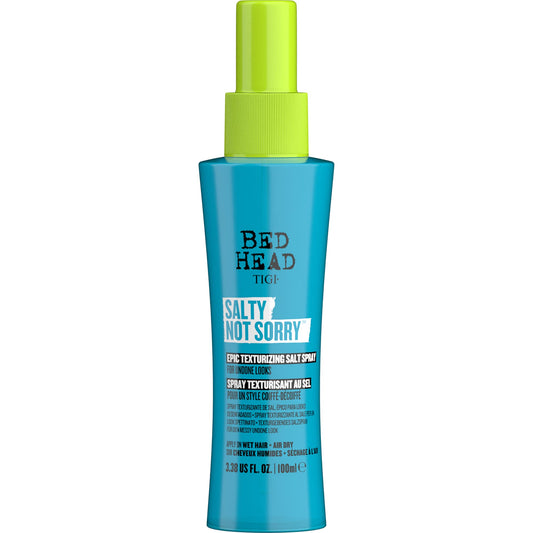 Bed Head by TIGI Salty Not Sorry Texturizing Salt Spray for Natural Undone Hairstyles, 3.38 fl oz