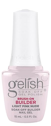 Gelish TPO-Free Soak-Off Brush-On Builder - Light Pink Nude, 15 mL Beauty & Personal Care Gelish