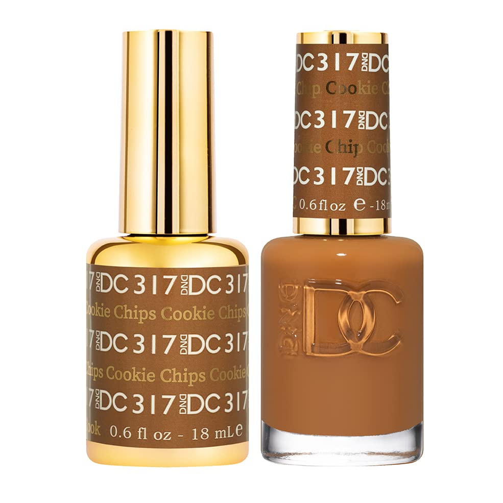 DNDDC Duo 317 Cookie Chips - Gel & Matching Lacquer Polish, 0.6 Ounce (DNDDC317C) Beauty & Personal Care DND DC
