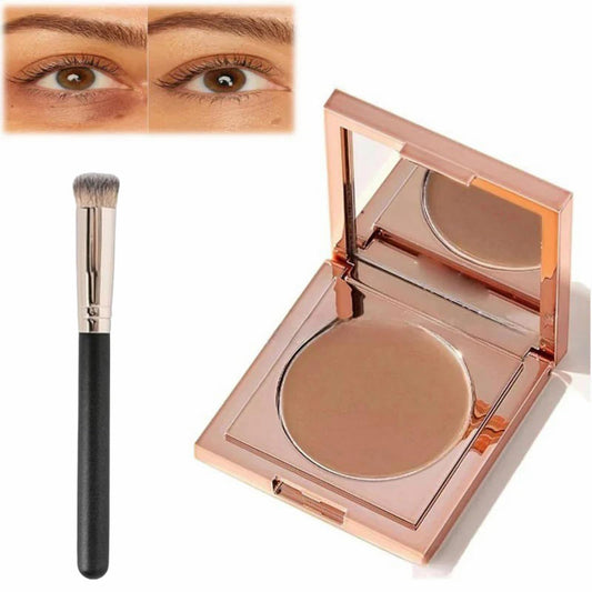Luhaka Colored Clay Cc Undereye Corrector, Under Eye Concealer, Concealer For Older Women, For Covering Dark Circles And Facial Blemishes, With Brush