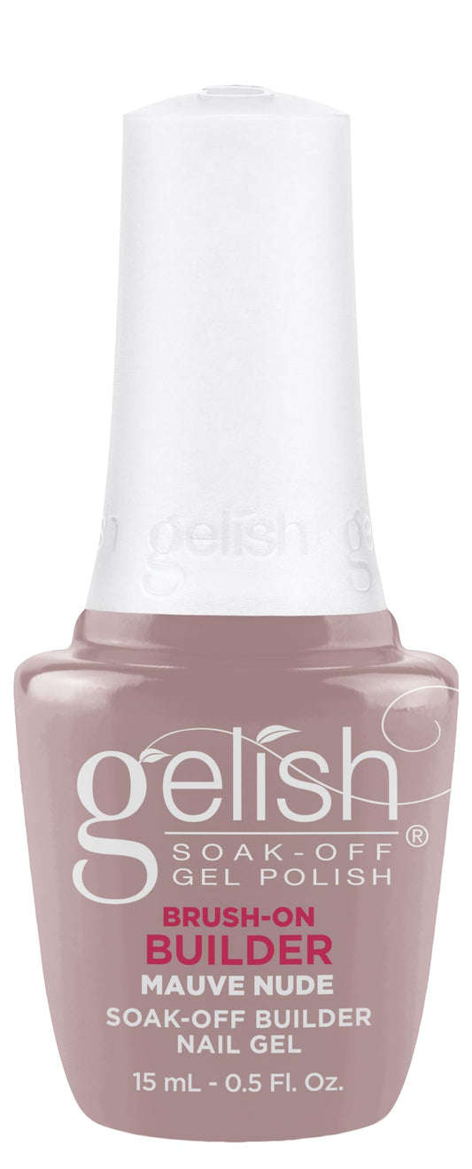 Gelish TPO-Free Soak-Off Brush-On Builder - Mauve Nude, 15 mL Beauty & Personal Care Gelish