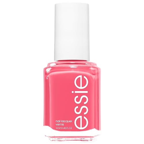 essie Salon-Quality Nail Polish, 8-Free Vegan, Bright Coral, Cute As A Button, 0.46 fl oz Beauty & Personal Care essie