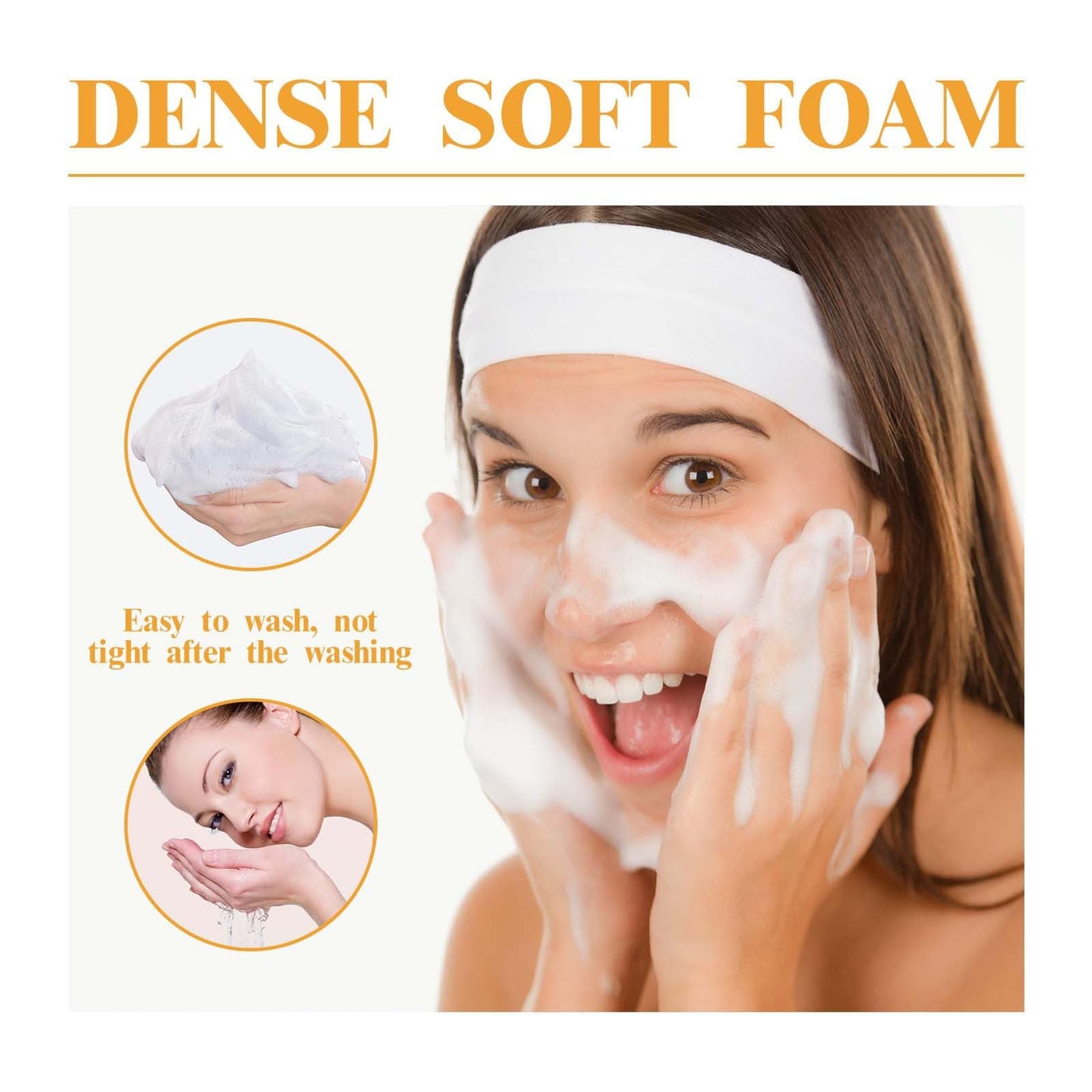 2 Pcs Turmeric Foaming Face Wash, Deep Cleansing Glow Wash Turmeric Facial Cleanser With Brush. Beauty and Personal Care HuaQing