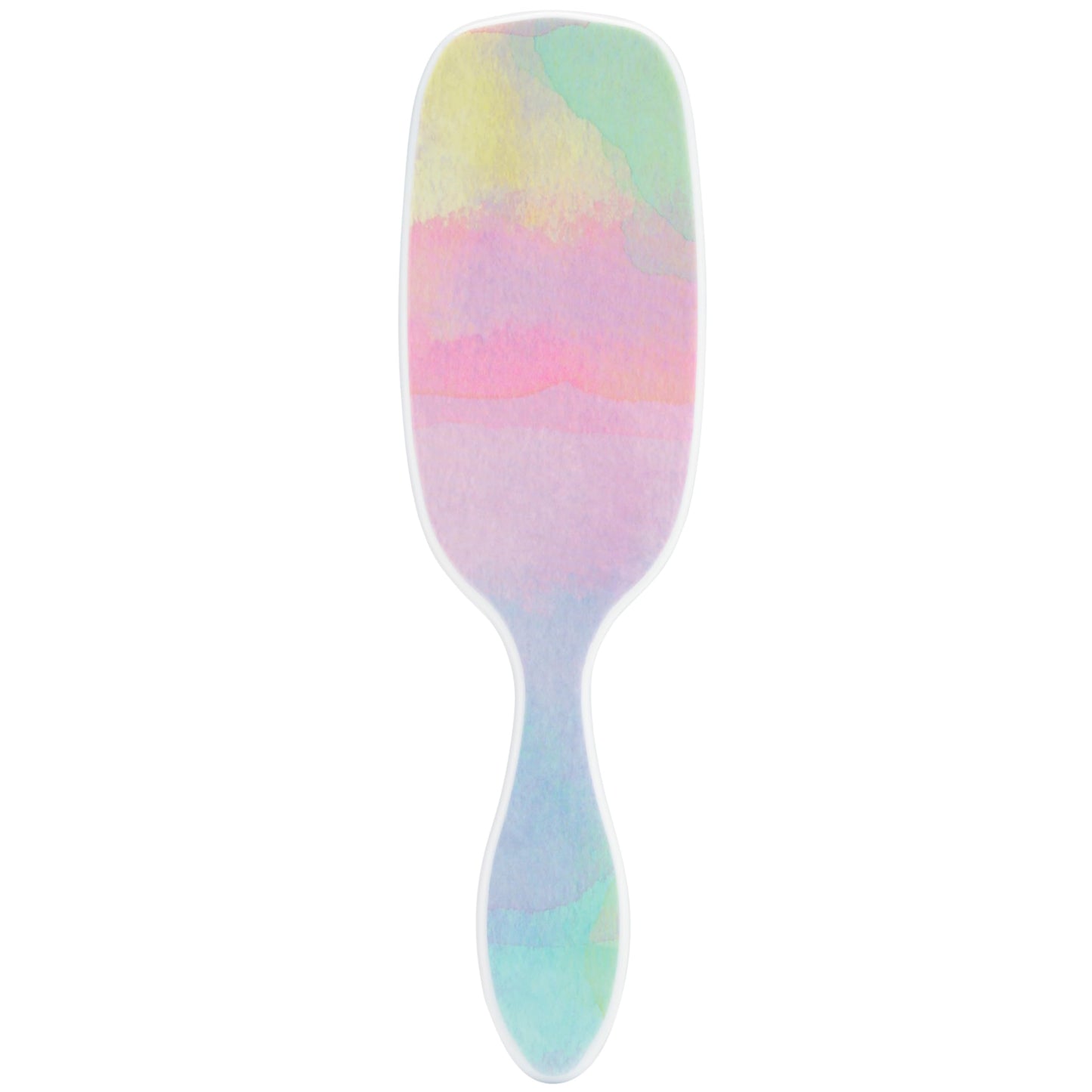 Wet Brush Shine Enhancer Color Wash Stripes, Paddle Hair Detangler Brush with Ultra-Soft Intelliflex Bristles, Infused With Natural Argan Oil, Shiny
