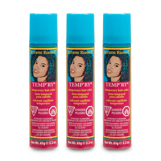 Jerome Russell Temp'Ry Spray-On Temporary Hair Color - Burgundy Instant Highlights and Root Touch Up, Washable Salon Quality Styling Tint, 2.2 oz, 3 Beauty & Personal Care Jerome Russell
