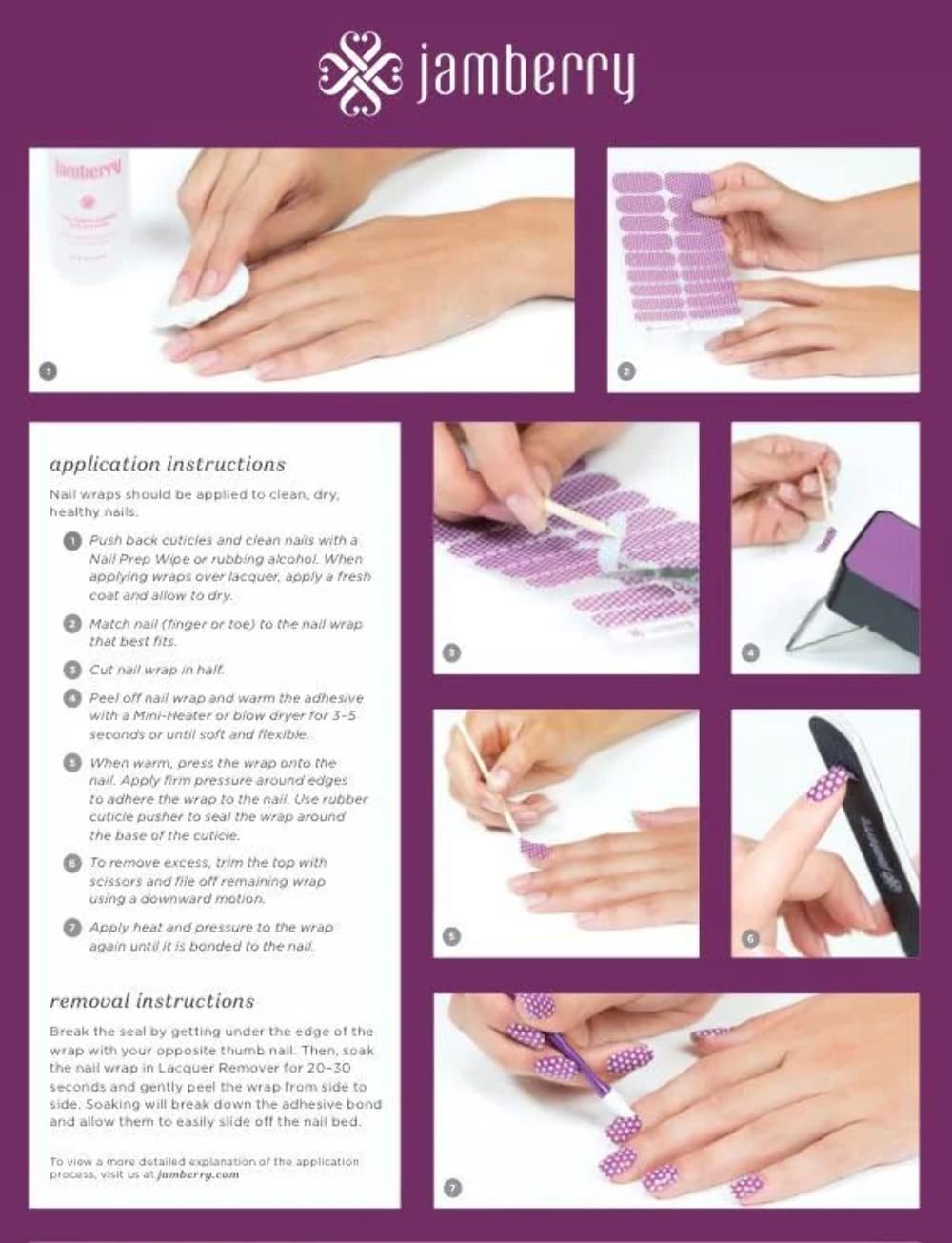 Jamberry Gimme S'more! Nail Wrap SX08 (Full Sheet) Retired Design Beauty & Personal Care Jamberry