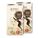 Daeng Gi Meo Ri - Korean Herbal Hair Dye Color Cream [Medium Brown] (2 PACK) - PPD-Free Gray Coverage, Hair Protection, High-Keratin Formula, 5 Oz