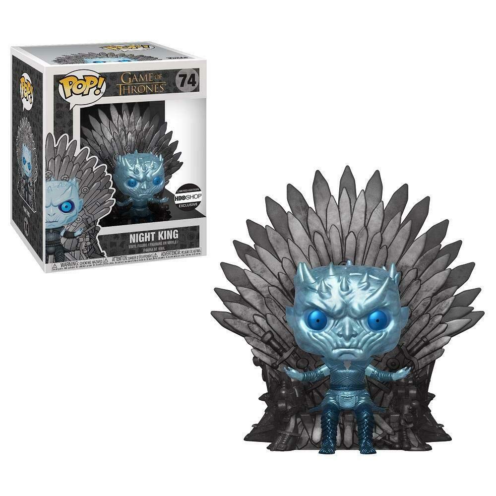 POP! Metallic Night King ON Throne Funko Game of Thrones HBO Exclusive