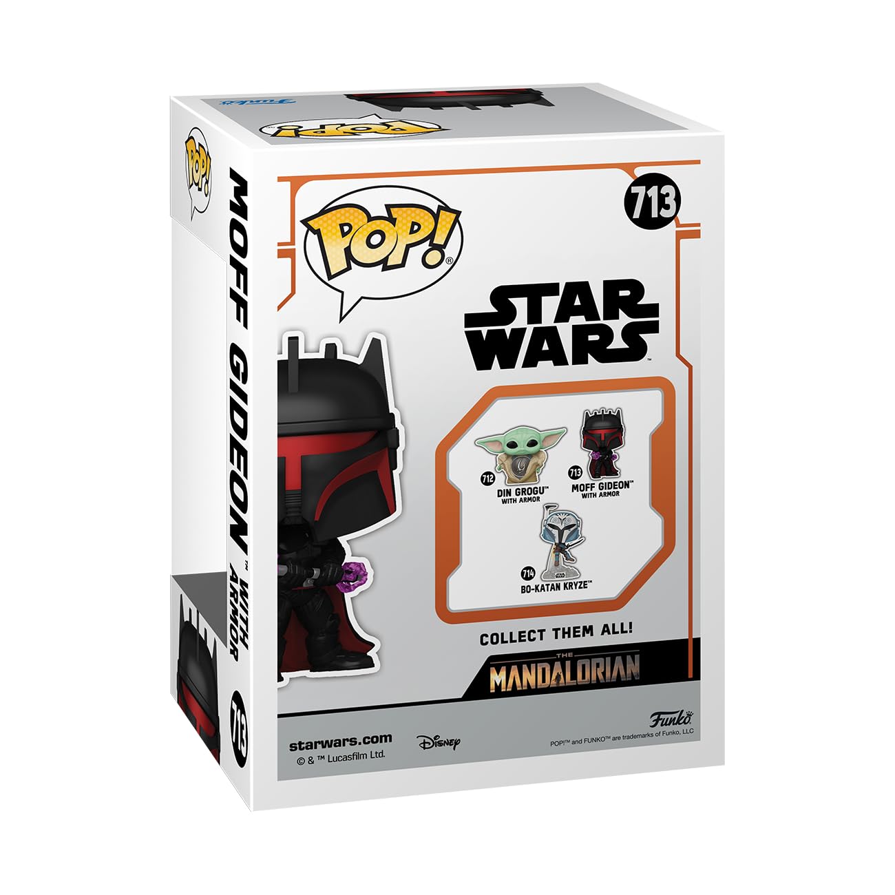 Funko POP! Star Wars: The Mandalorian - Moff Gideon with Armor - Collectable Vinyl Figure - Gift Idea - Official Merchandise - for Kids & Adults - TV…
