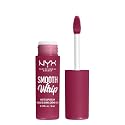NYX PROFESSIONAL MAKEUP Smooth Whip Matte Lip Cream, Long Lasting, Moisturizing, Vegan Liquid Lipstick - Fuzzy Slippers (Warm Plum)