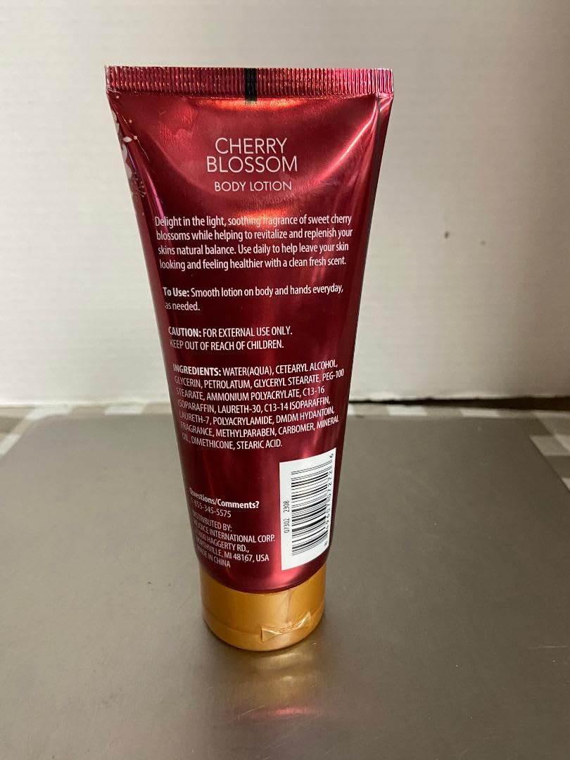 SPA LUXURY Cherry Blossom Scent Body Lotion 5.5 oz