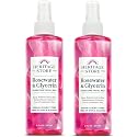 HERITAGE STORE Rosewater & Glycerin 2-pack - Hydrating Facial Mist - Dry Combination Skin Care - Rose Water Spray with Vegetable Glycerine - Made