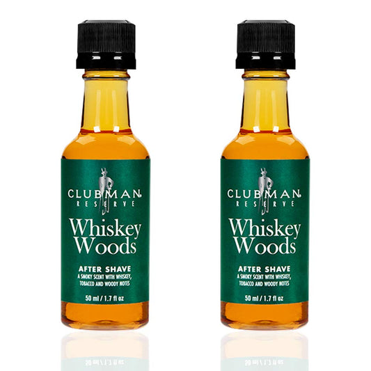 Clubman Pinaud Whiskey Woods After Shave Lotion - Aftershave for Men, Soothes Razor Burn & Heals Nicks, 1.7 fl. oz, 2 Pack Beauty and Personal Care Clubman