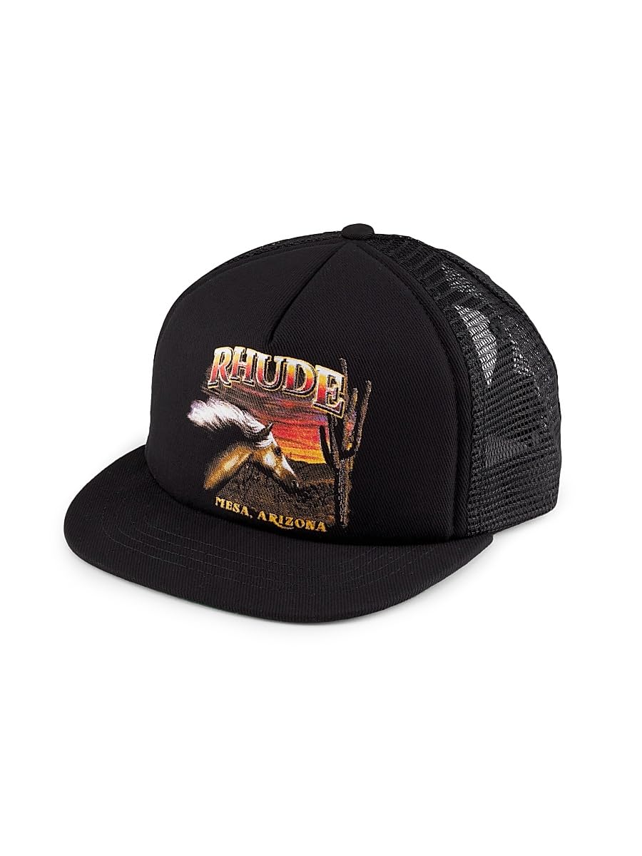 Rhude, Mesa Stallion Trucker Hat, Black