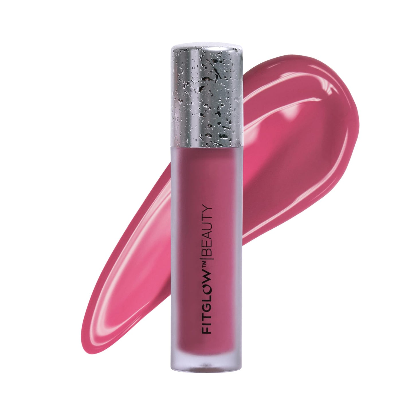 FITGLOW Beauty Lip Colour Serum | Hydrating Lip Gloss | Plumping Anti-Aging Lip Treatment | Natural Shine with Pomegranate Sterols & Collagen |