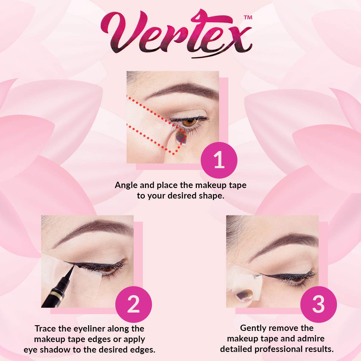 Makeup Tape Eyeliner Stencils Pencil Liquid Liner Wing Tips Firm Hold Clean Edge Eyeshadow Lines Palette Primer Cream Real Beginners Techniques Use