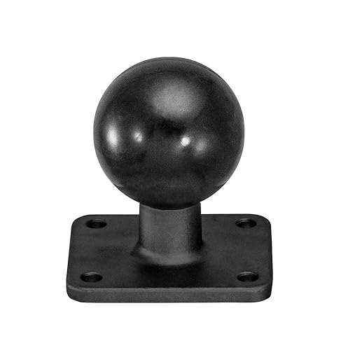 ARKON Mounts Metal 4-Hole AMPS to 38mm (1.5") Ball Adapter | Permanent Mount to Flat Surfaces | Metal Construction for Durability | Designed for 38mm…