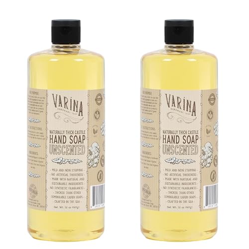 Varina Liquid Organic Castile Soap Unscented - 32oz Beauty & Personal Care Varina