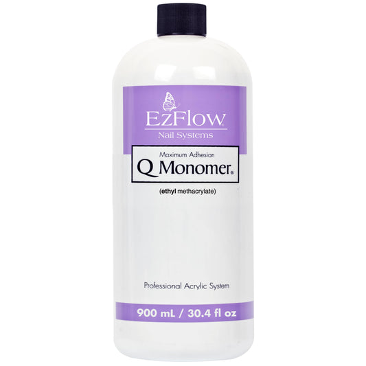 Ez Flow Q Monomer Acrylic Nail Liquid - Maximum Adhesion, Acrylic Liquid Monomer, Prevents Yellowing Nails, DIY Salon At-Home Use, 30.4 Fl Oz Beauty & Personal Care EzFlow