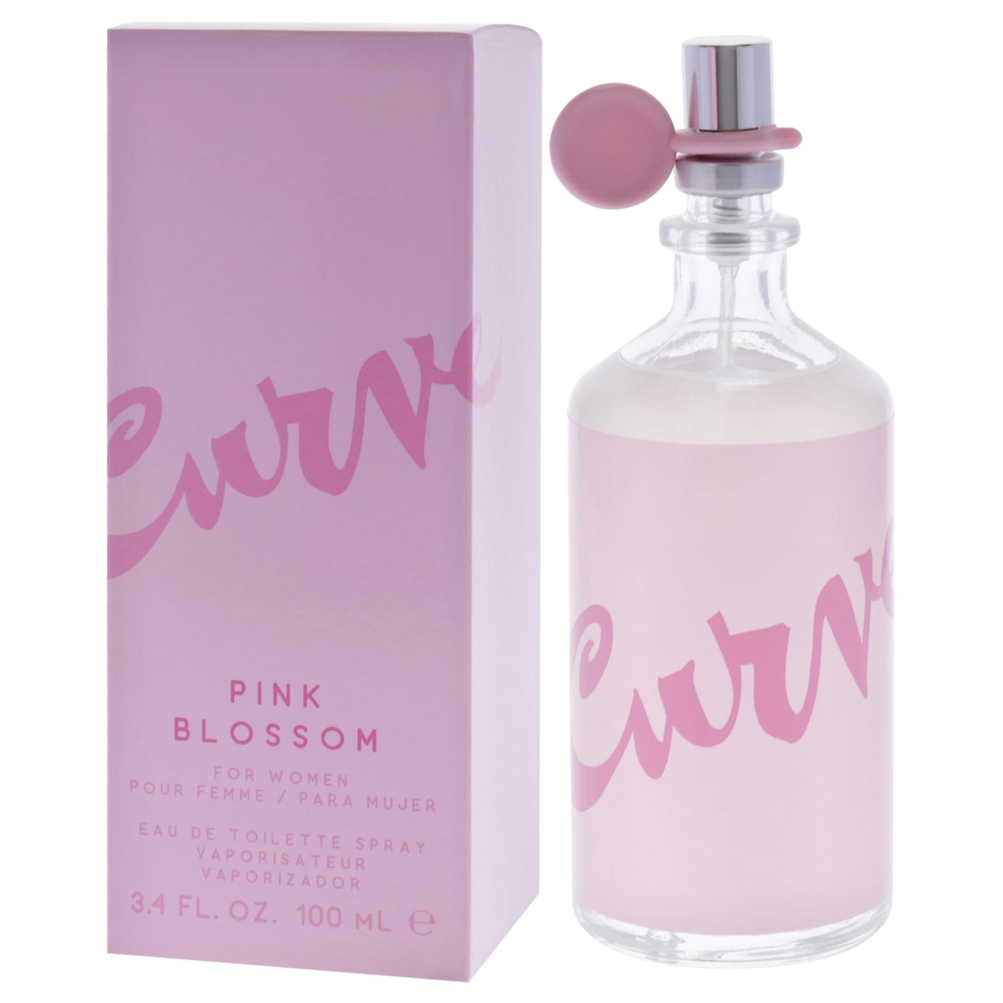 Curve Pink Blossom by Liz Claiborne for Women - 3.4 oz EDT Spray