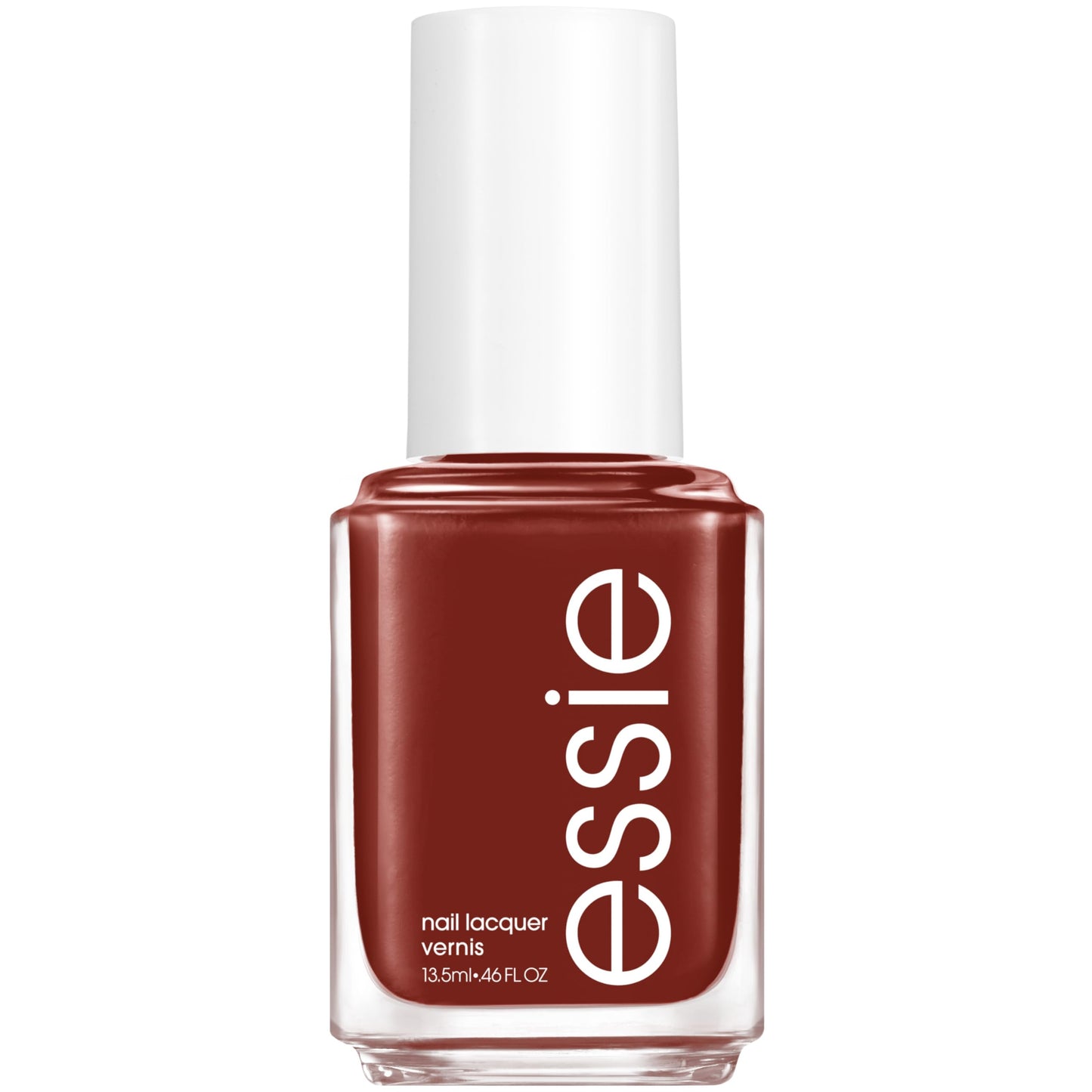 essie Nail Polish, Salon-Quality Deep Red-Brown Nail Polish, Vegan, Bed Rock & Roll, 0.46 fl oz Beauty & Personal Care essie