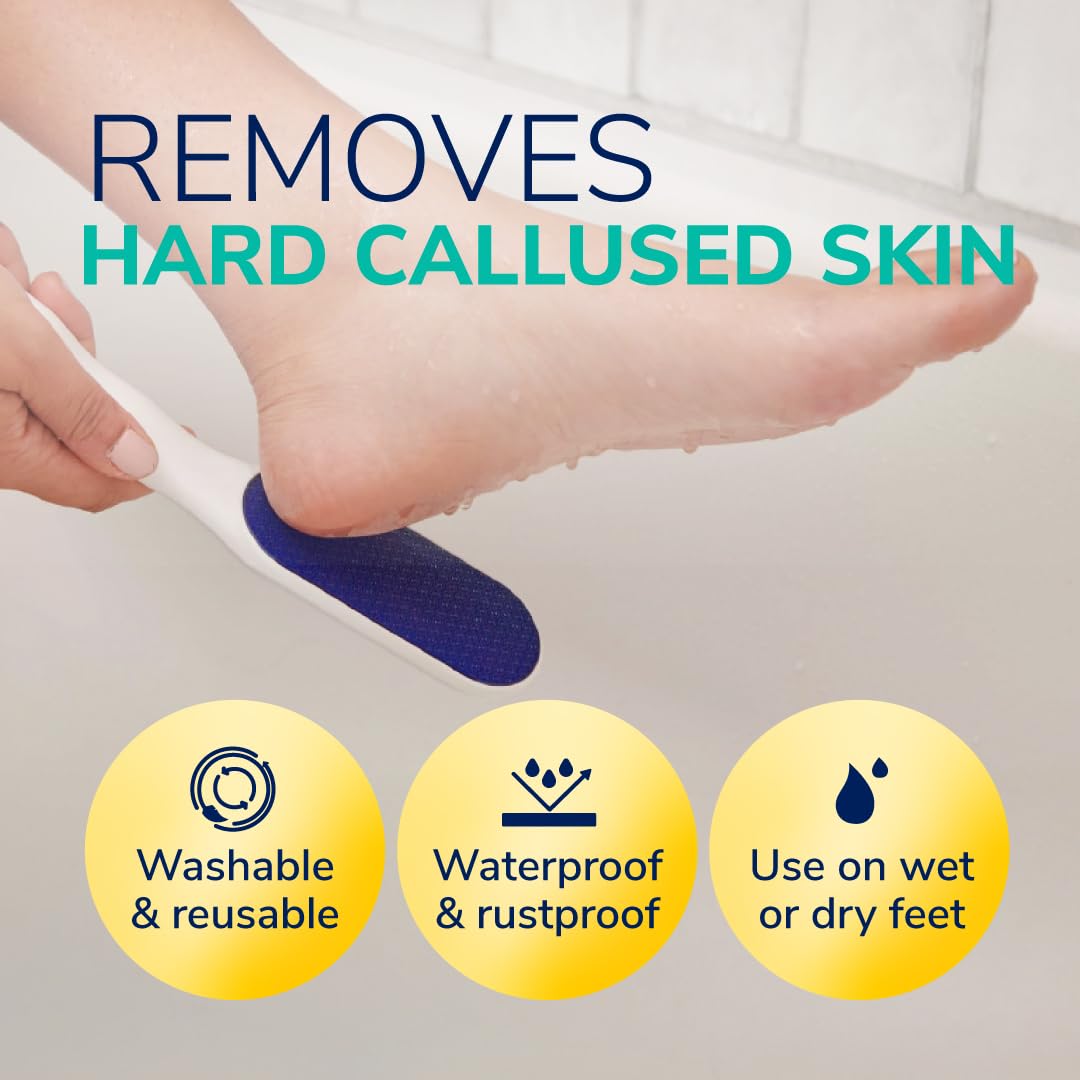 Dr. Scholl's Hard Skin Remover Nano Glass Foot File - Foot Callus Remover, Durable Foot Scrubber, Dead Skin Remover, Hygienic Pedicure Tool, Long Beauty & Personal Care Dr. Scholl's