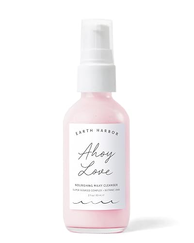 Earth Harbor Ahoy Love Nourishing Cream Cleanser, Gentle Facial Care, Milky Face Wash for Women and Men, Daily Skin Care Formula for Dry & Sensitive