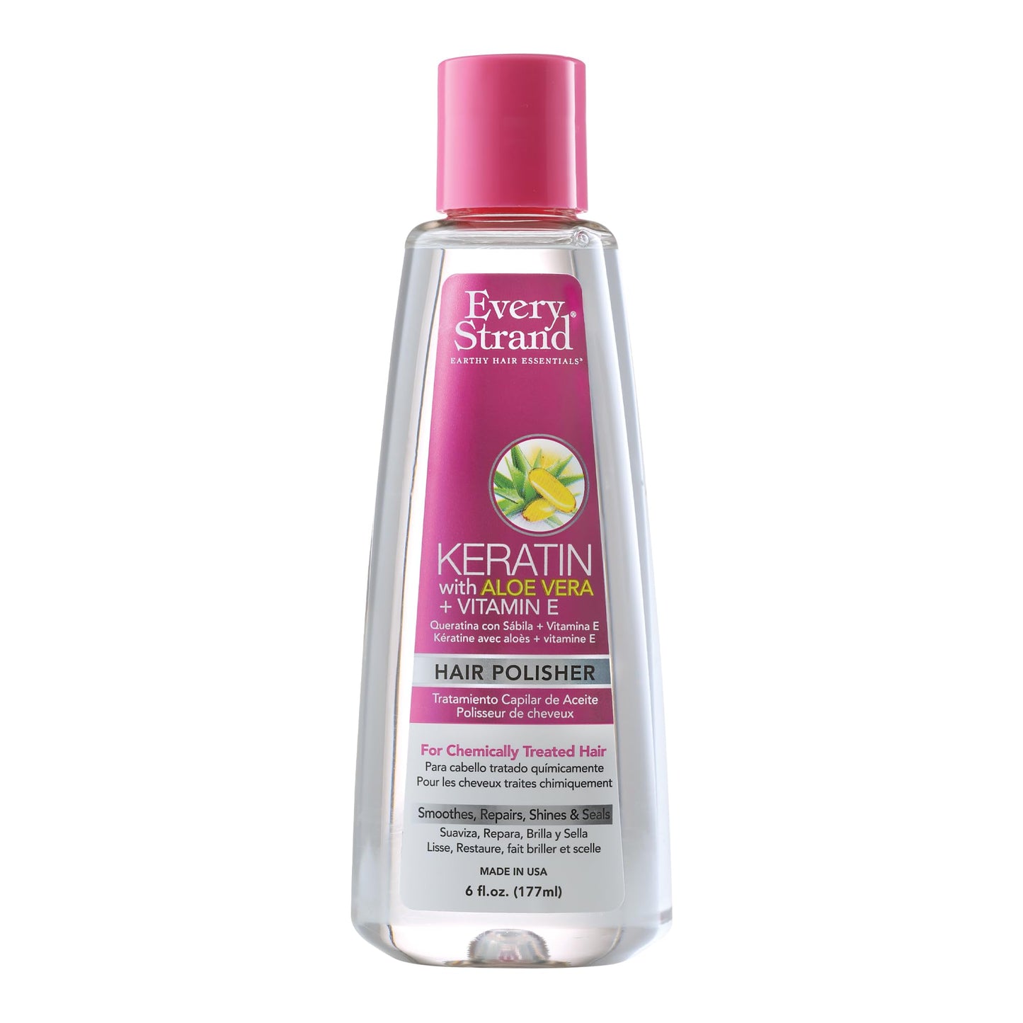 Every Strand Serum con Keratina y Aloe Vera + Vitamina E 6 Fl Oz