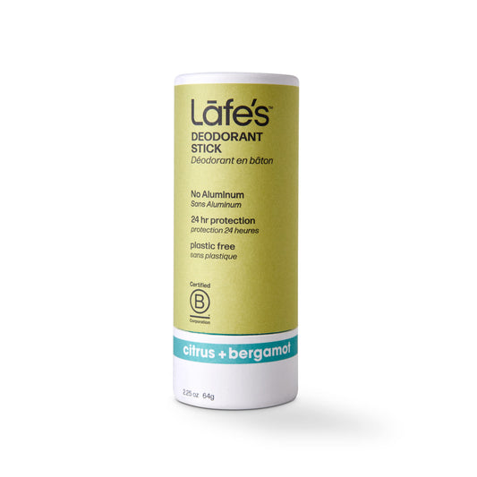 Lafe's Natural Deodorant - 2.25oz Plastic Free Natural Deodorant Stick in Paper Packaging - Aluminum, Paraben and Baking Soda Free with 24-Hour Beauty and Personal Care Lafe's